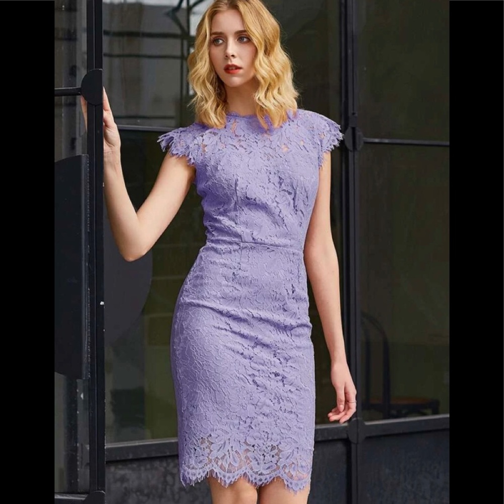 Amelia Lavender Lace Dress size 2